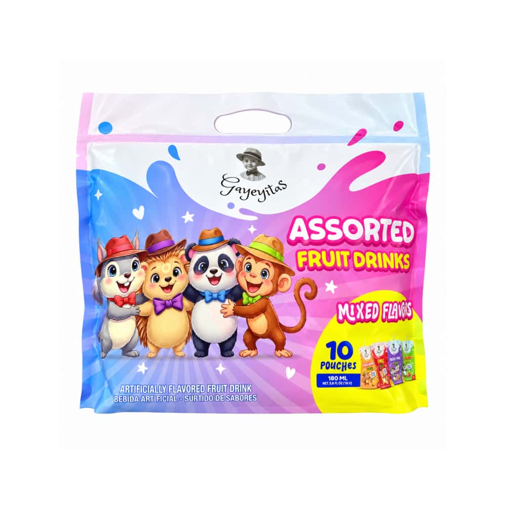Bebidas de frutas surtidas Gayeyitas (10 x 180 ml / 6.1 oz) - Miniatura 1
