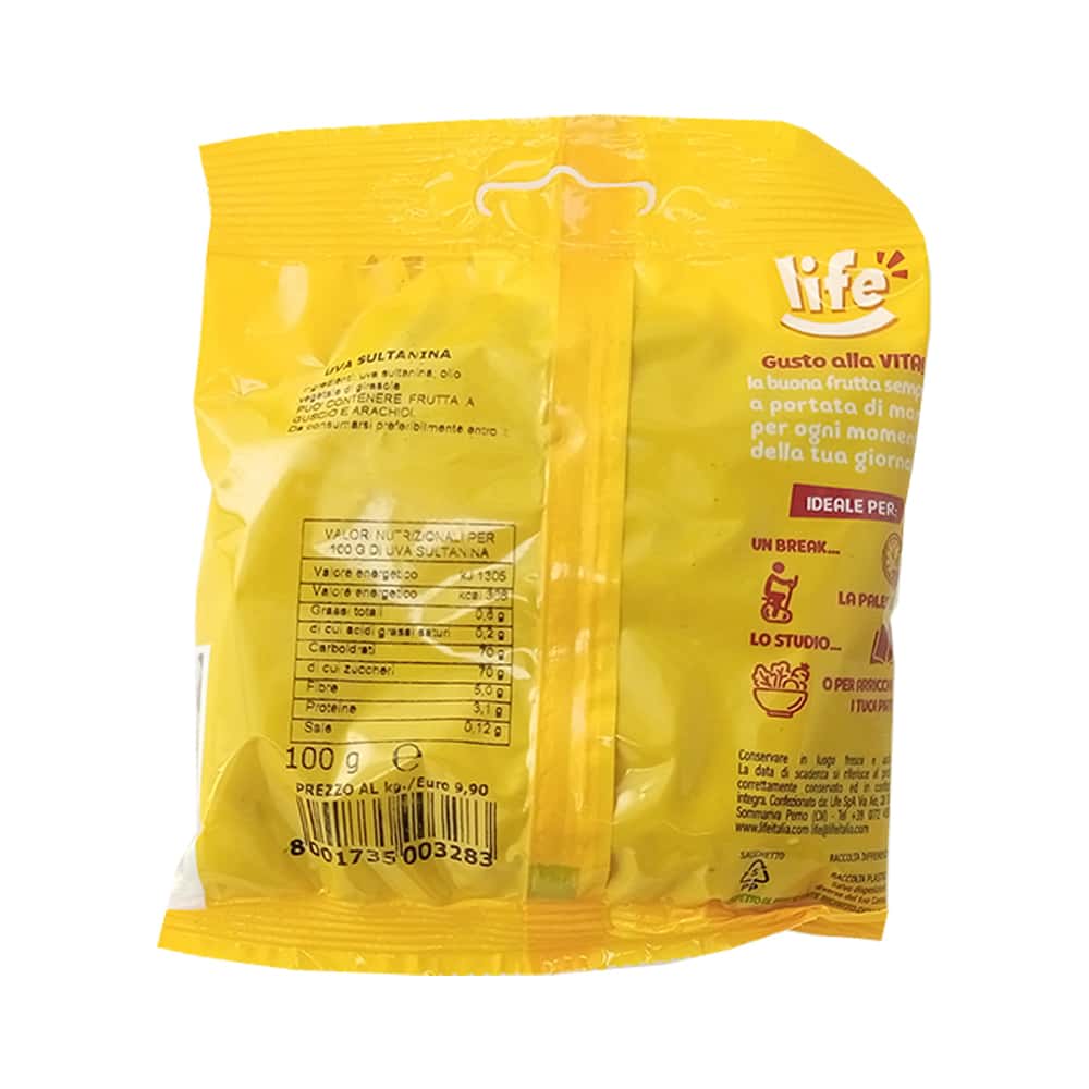 Uvas pasas sultaninas deshidratadas Life (100 g / 3.5 oz) - Miniatura 7
