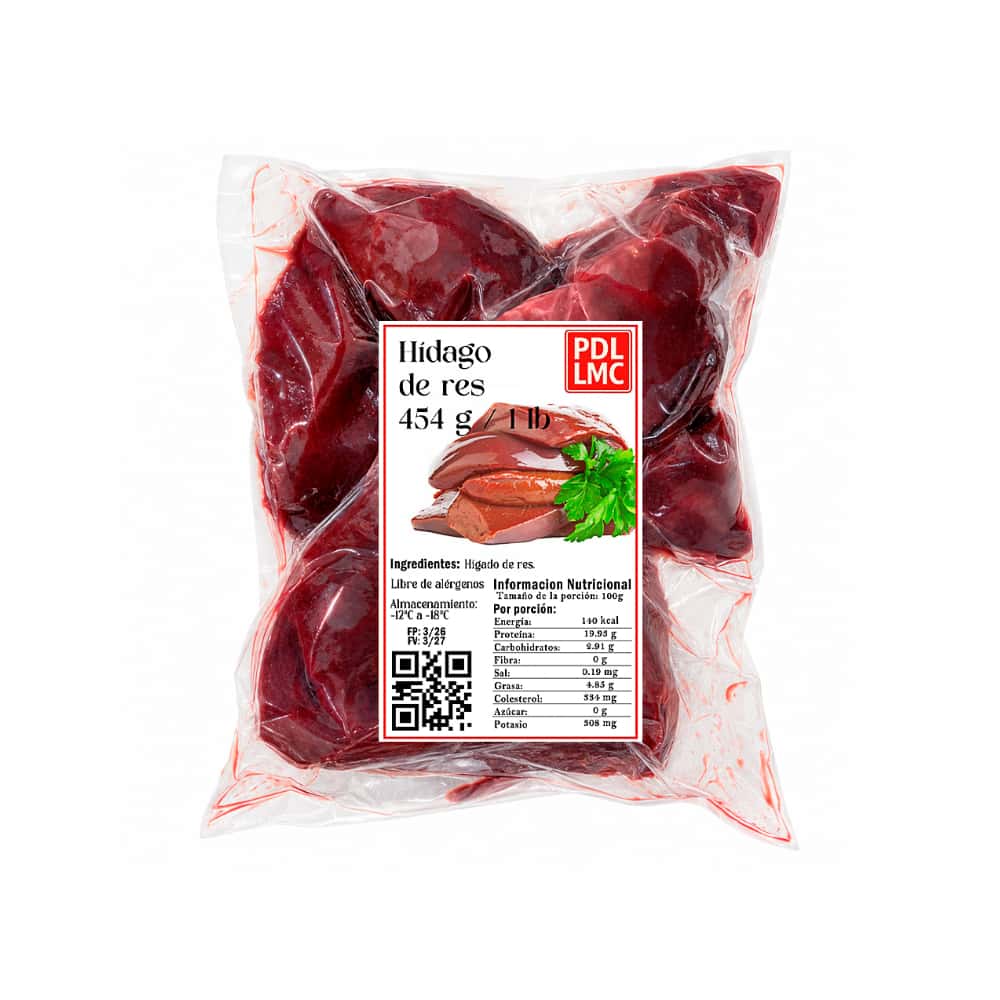 Hígado de res PDL LMC (454 g / 1 lb) - Miniatura 2