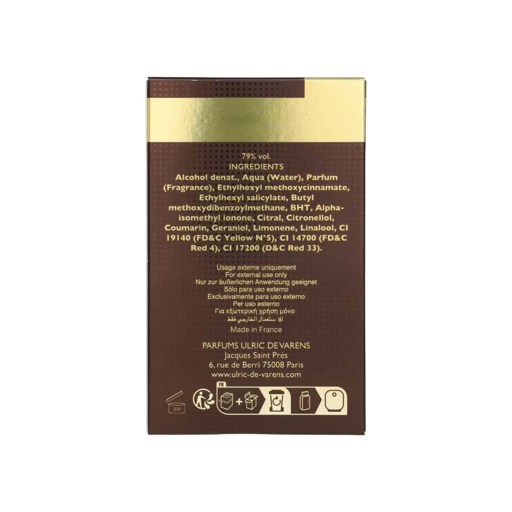 Agua de tocador para hombre versión madera Ulric de Varens (100 ml / 3.4 oz) - Miniatura 3