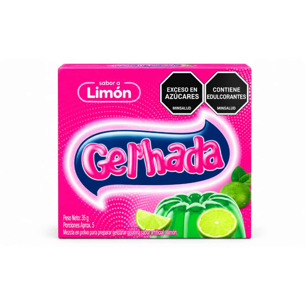 Gelatina sabor limón Gel´hada (35 g / 1.23 oz) - Miniatura 1