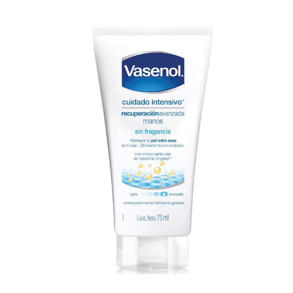 Crema para manos sin fragancia Vasenol (75 ml) - Miniatura 2
