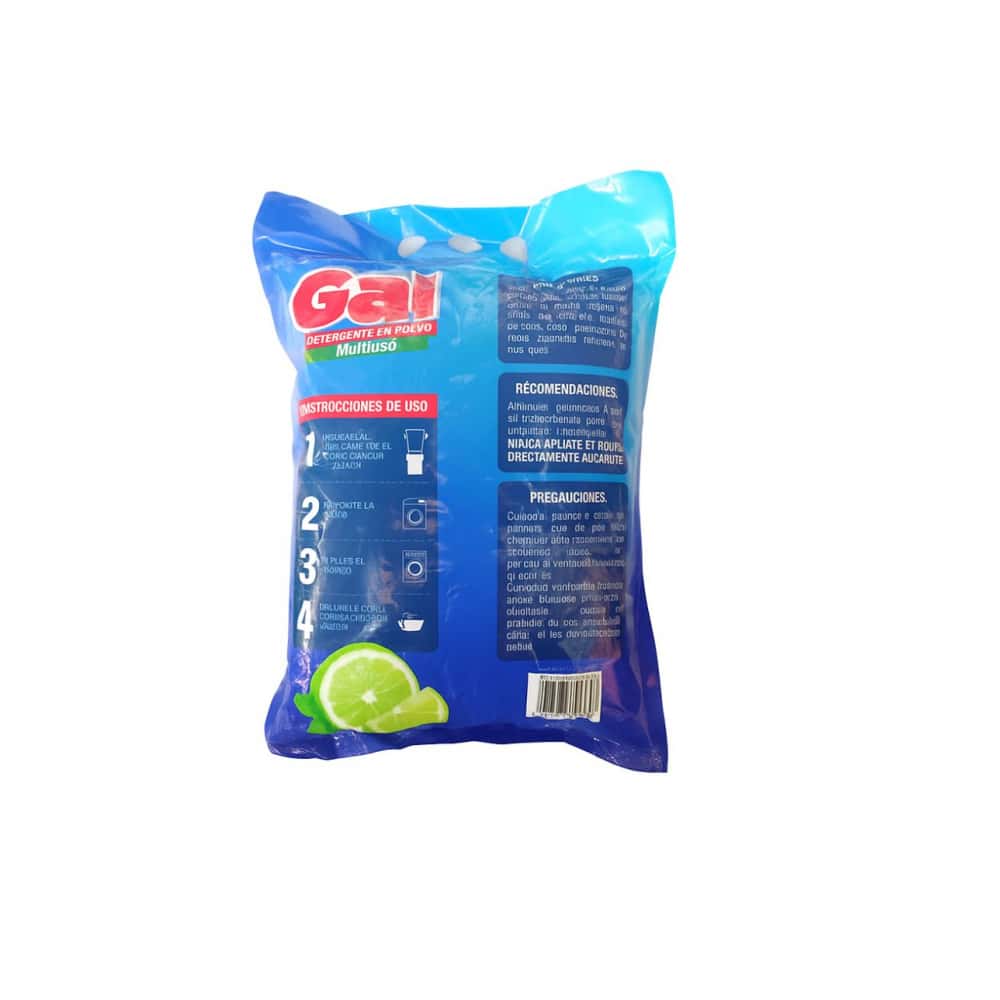 Detergente en polvo multiusos limón Gal (1 kg / 2.2 lb) - Miniatura 3