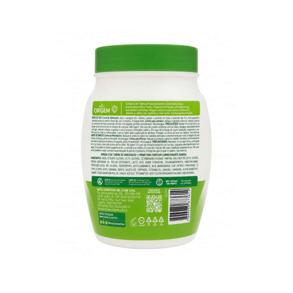 Tratamiento para el cabello con aloe vera Nazca Origem (400 g / 14.11 oz) - Miniatura 2