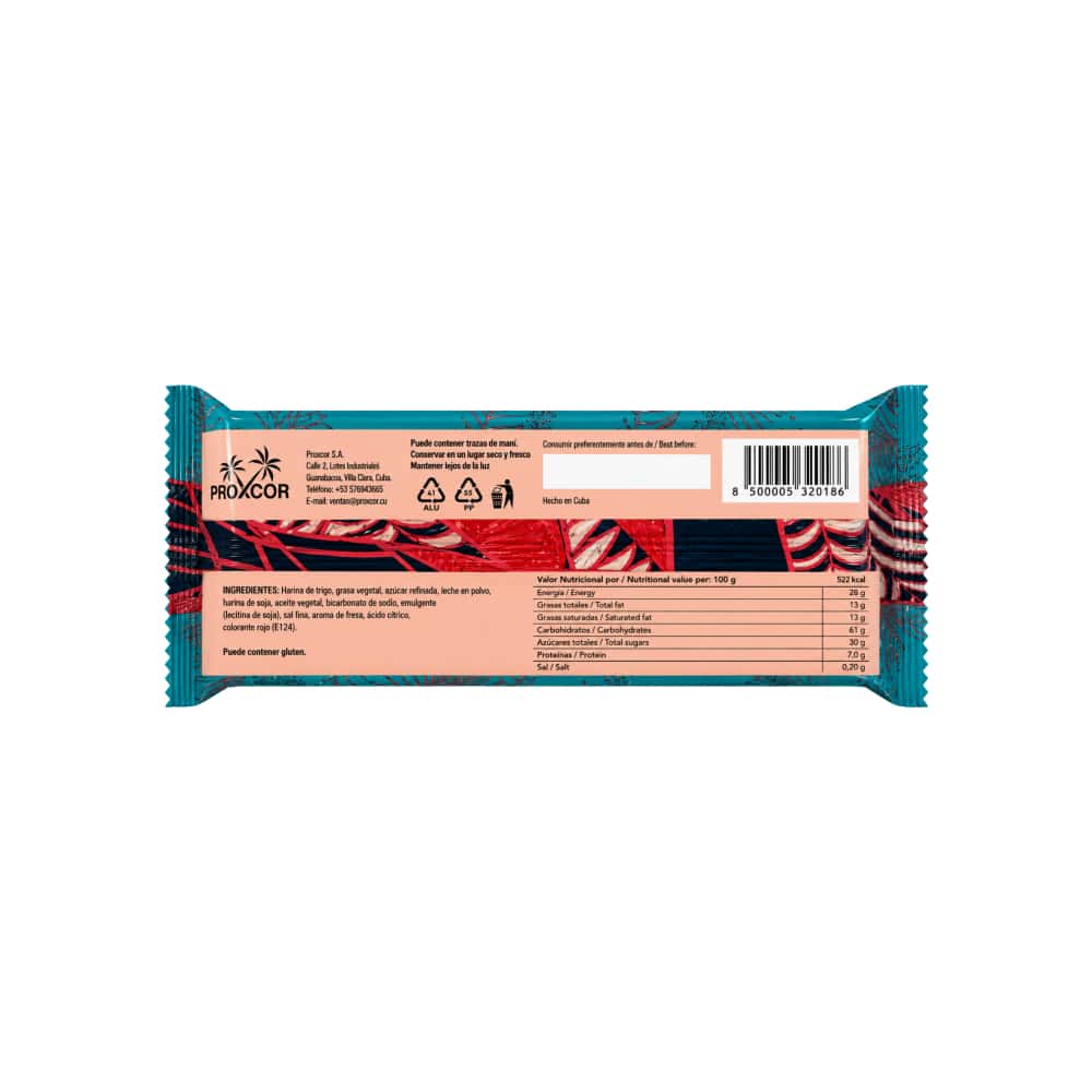 Sorbeto con sabor fresa Toco (45 g / 1.59 oz) - Miniatura 2
