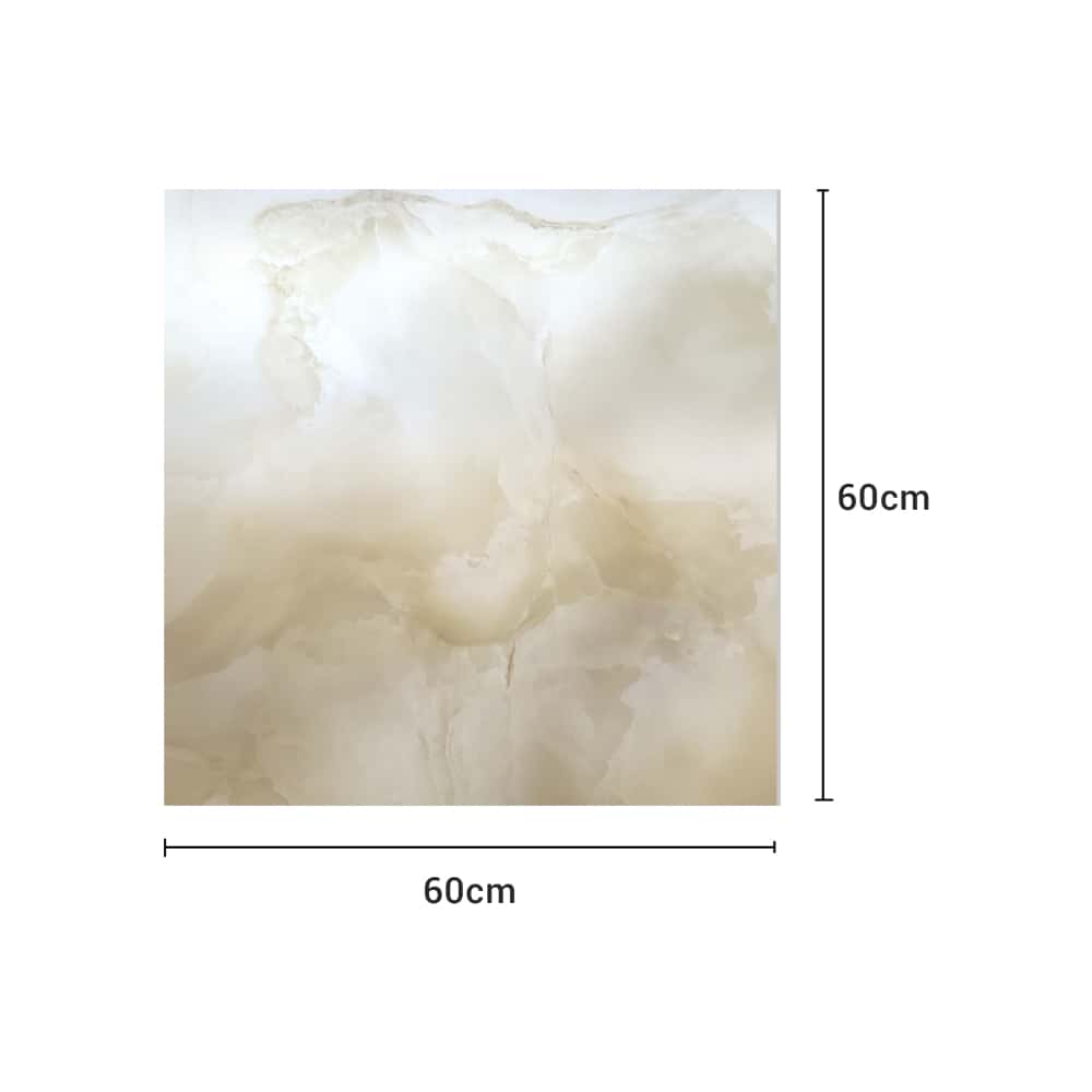 Caja de losas cryola oro pulido de porcelana esmaltada 600 mm x 600 mm Malu G-01 (4 U) - Miniatura 3