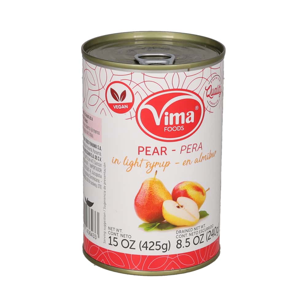 Pera en almíbar Vima Foods (425 g / 14.99 oz) - Miniatura 1