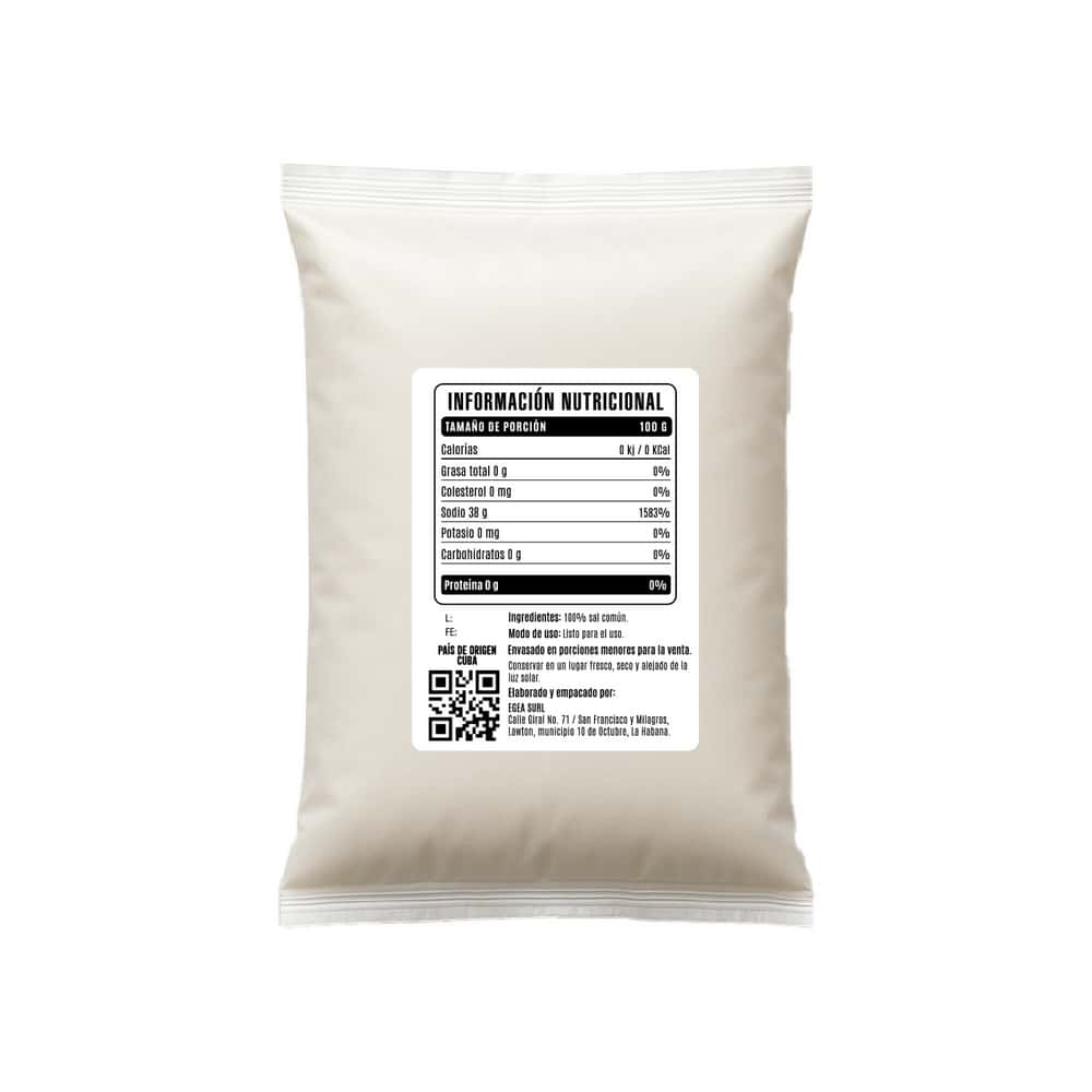 Sal común EGEA (5 x 500 g / 1.1 lb) - Miniatura 2