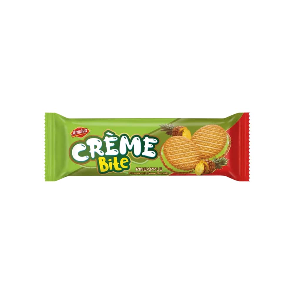 Galletas con crema sabor piña Crème Bite Amulya (34 g / 1.2 oz) - Miniatura 1