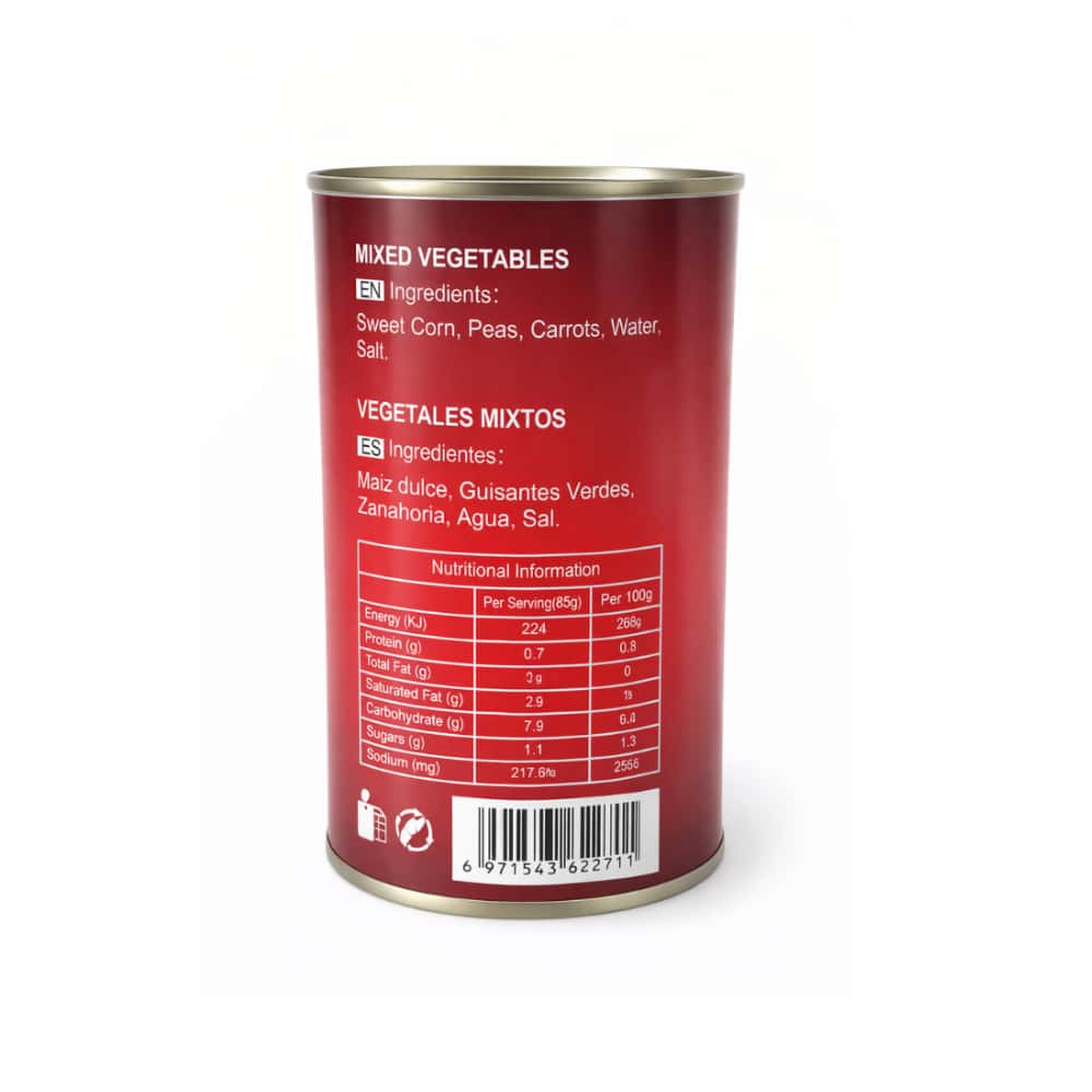 Vegetales mixtos La Sabrosa (425 g / 15 oz) - Miniatura 3