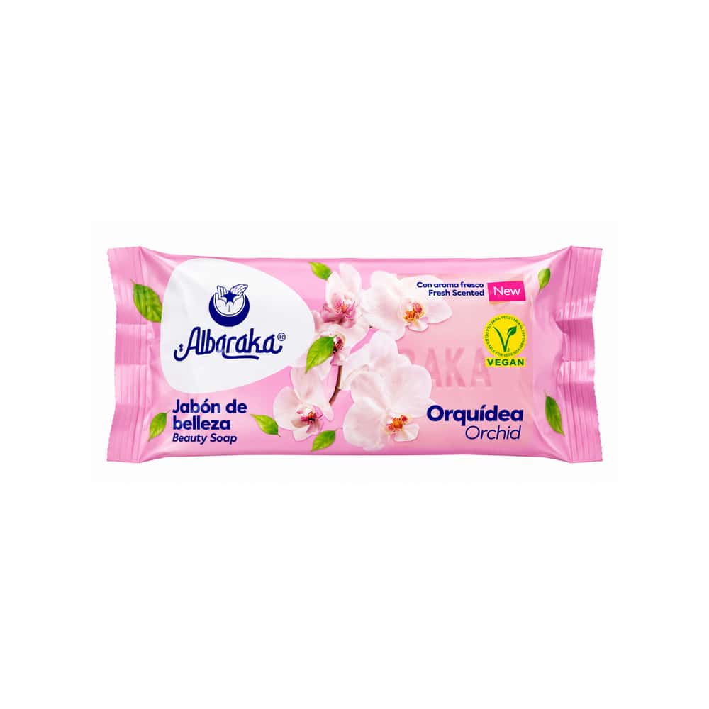 Jabón de belleza con aroma a orquídea Albaraka (100 g / 3.53 oz) - Miniatura 1