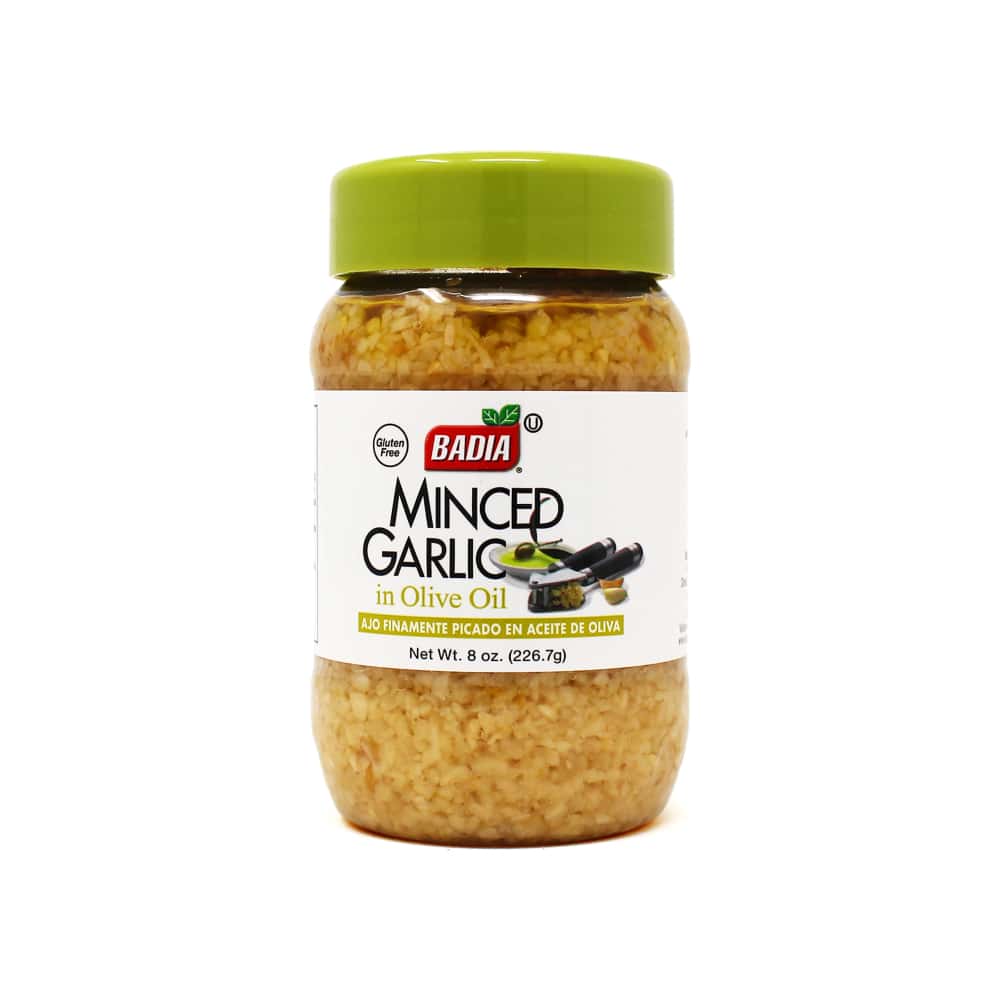 Ajo finamente picado en aceite de oliva Badía (226.7 g / 8 oz) - Miniatura 1