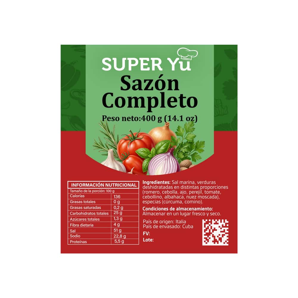Sazón completo Super Yu (400 g / 14.11 oz) - Miniatura 2