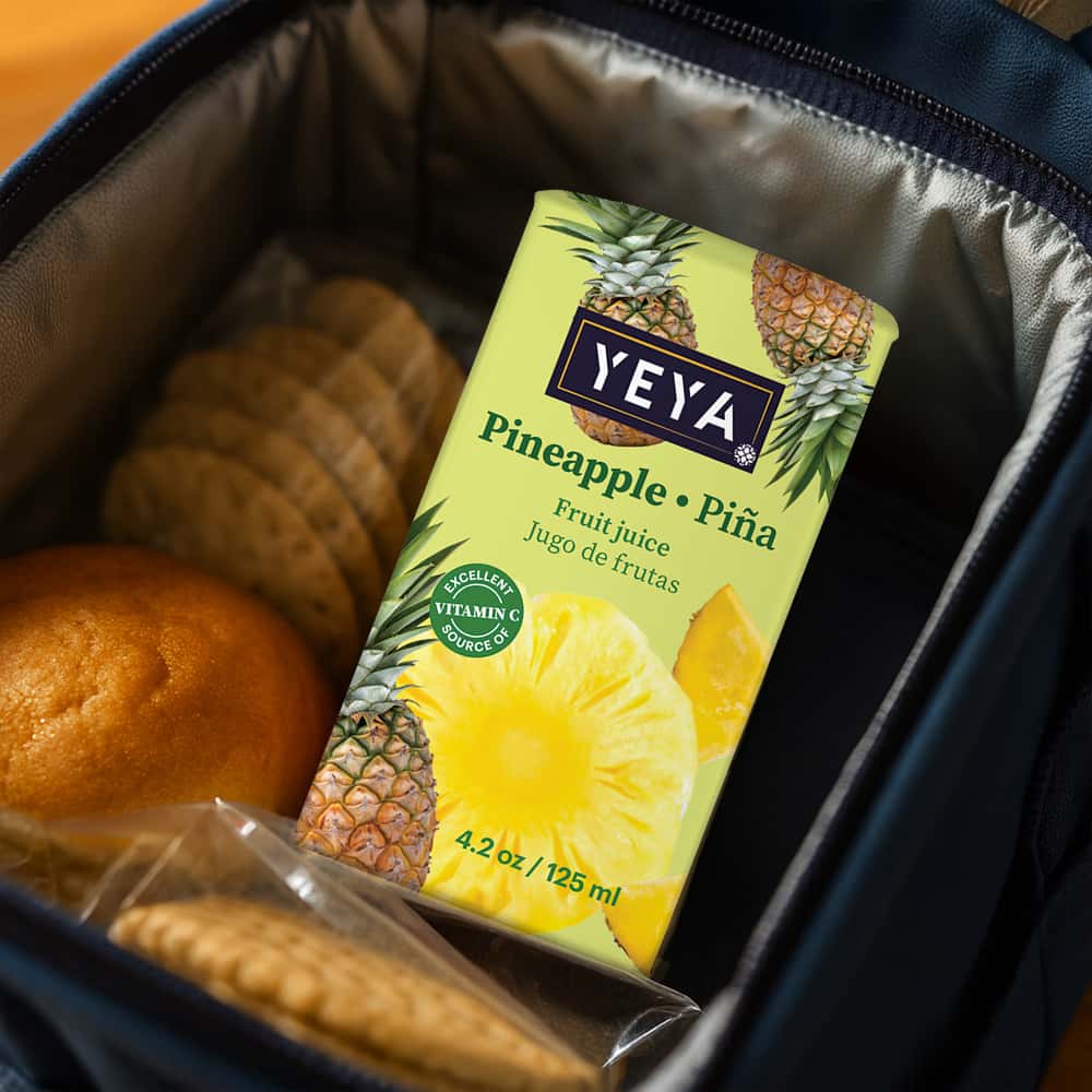 Jugo de frutas sabor piña Yeya (44 x 125 ml / 4.2 oz) - Miniatura 4
