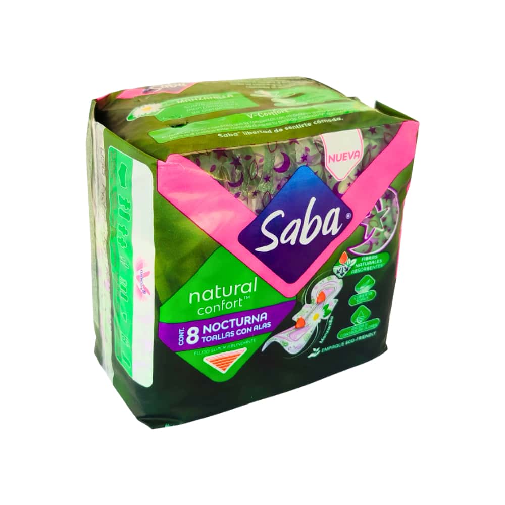 Toallas femeninas - Íntimas - nocturnas Saba (8 U) - Miniatura 4