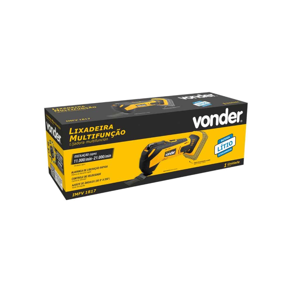 Lijadora multifunción de 18 V Vonder IMFV1817 - Miniatura 3