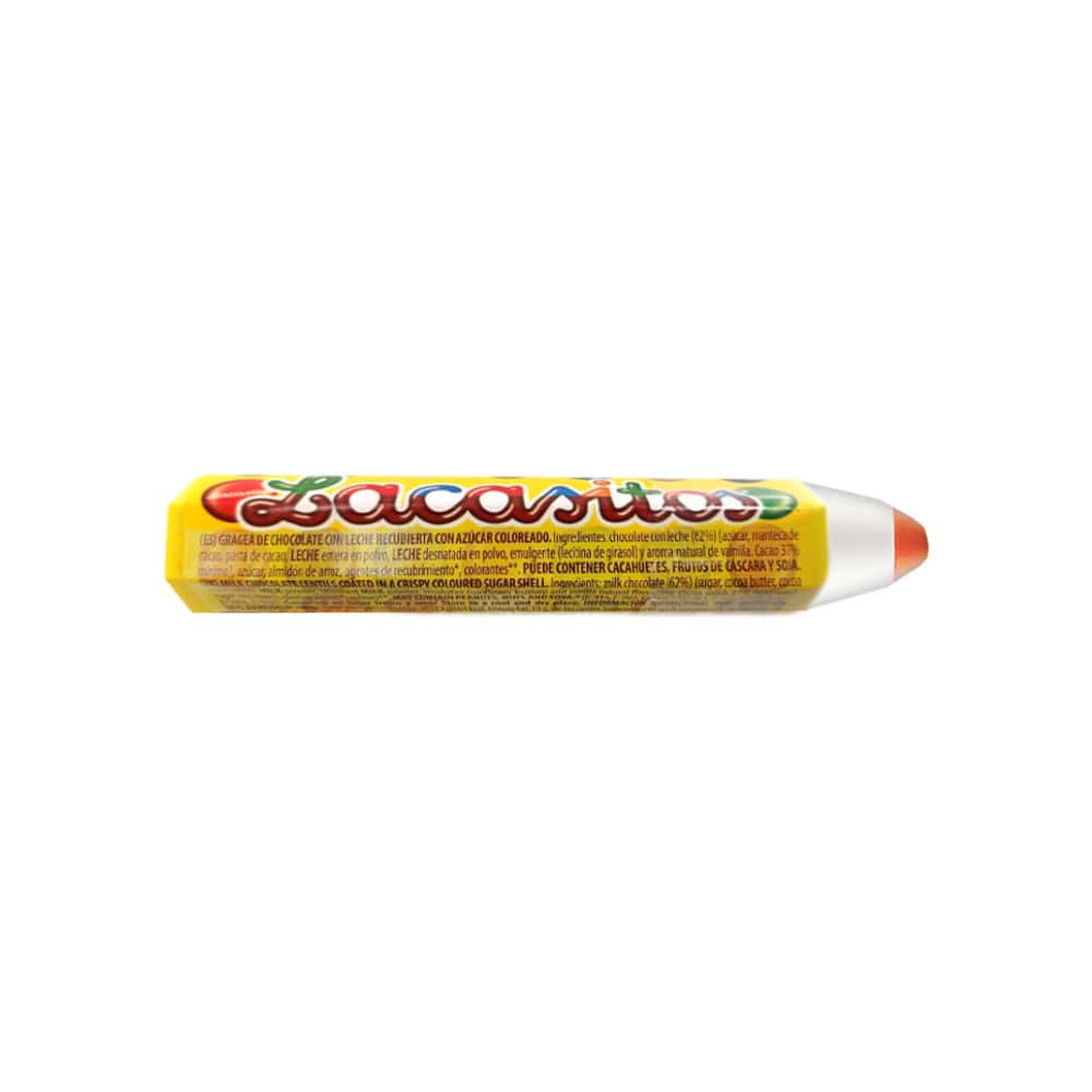 Gragea de chocolate con leche recubierta con azúcar coloreado Lápices Lacasitos (20 g) - Miniatura 2