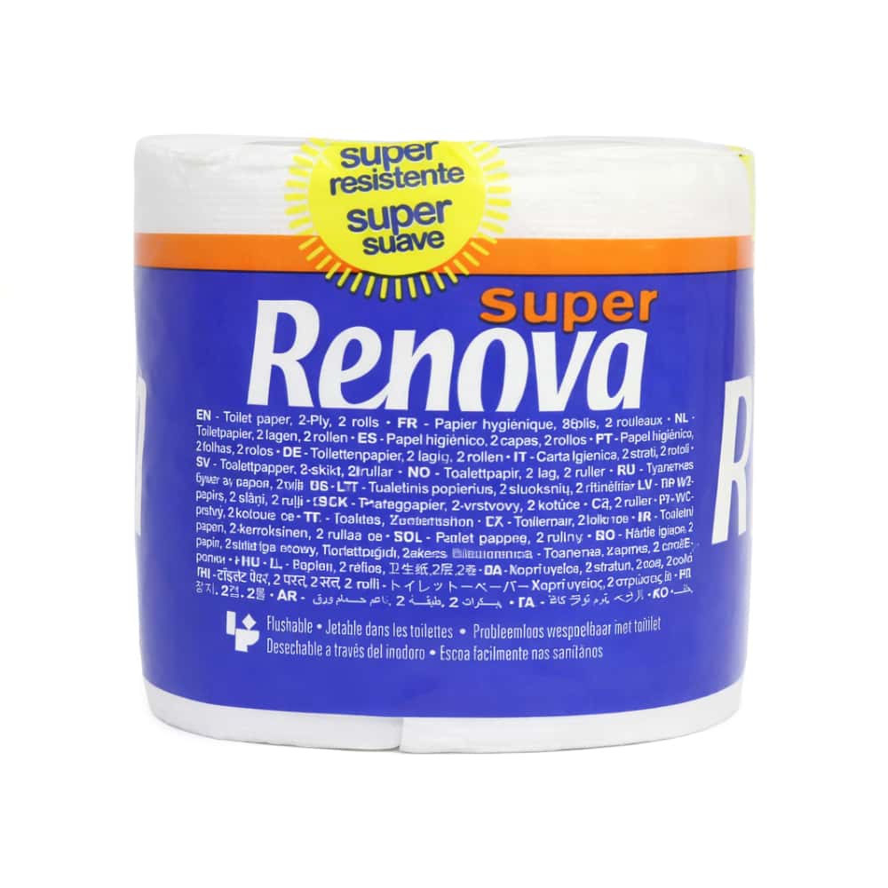 Papel higiénico blanco doble capa Super Renova (2 U) - Miniatura 3