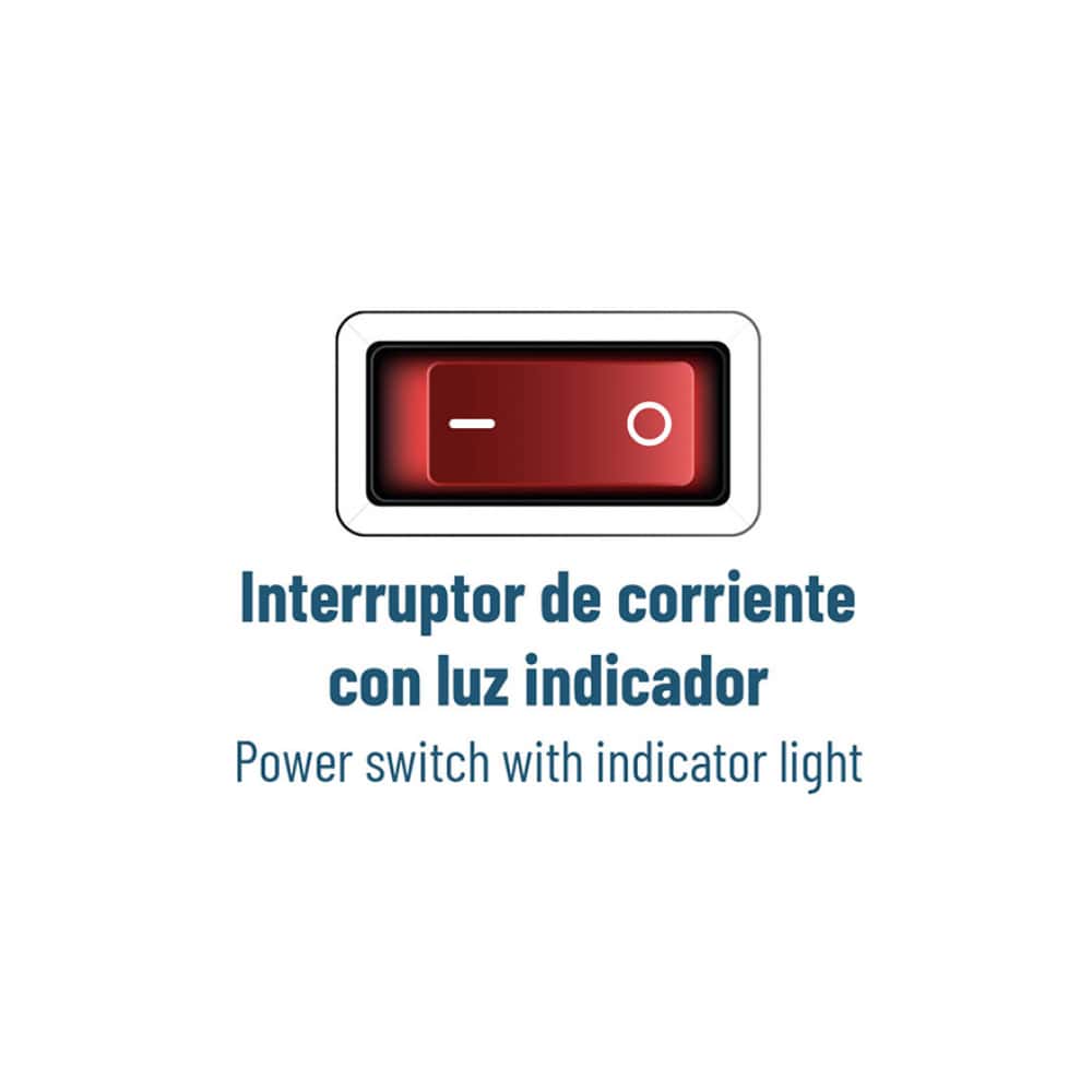Regleta eléctrica de 50 cm 6 contactos Troen - Miniatura 3