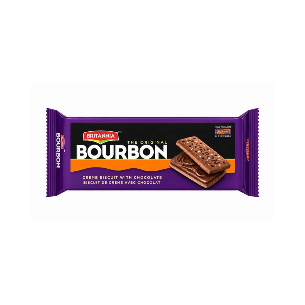 Galletas con crema de chocolate Britannia Bourbon (97 g / 3.42 oz) - Miniatura 1