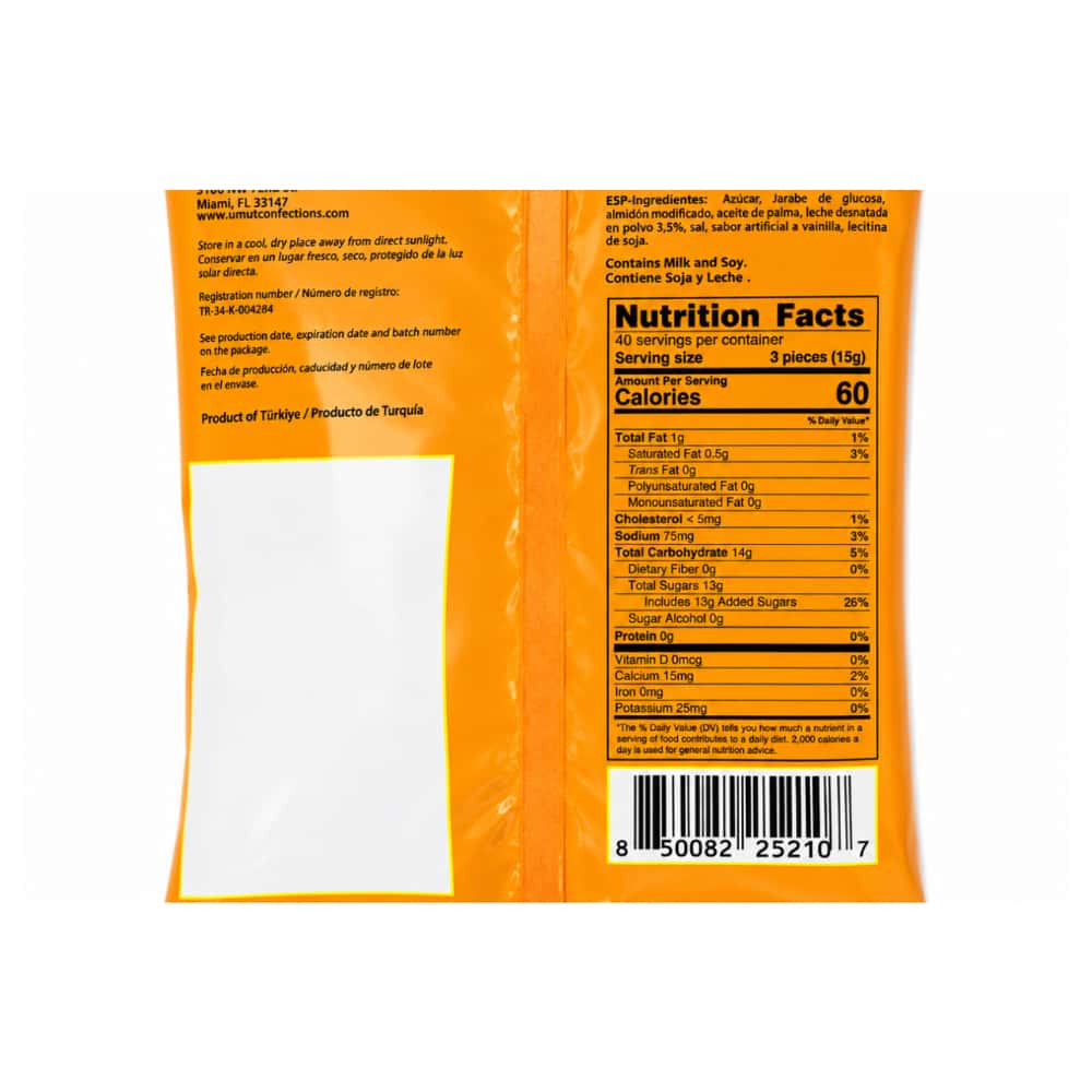 Caramelo duro de mantequilla y leche Fresko (600 g / 21.16 oz) - Miniatura 3