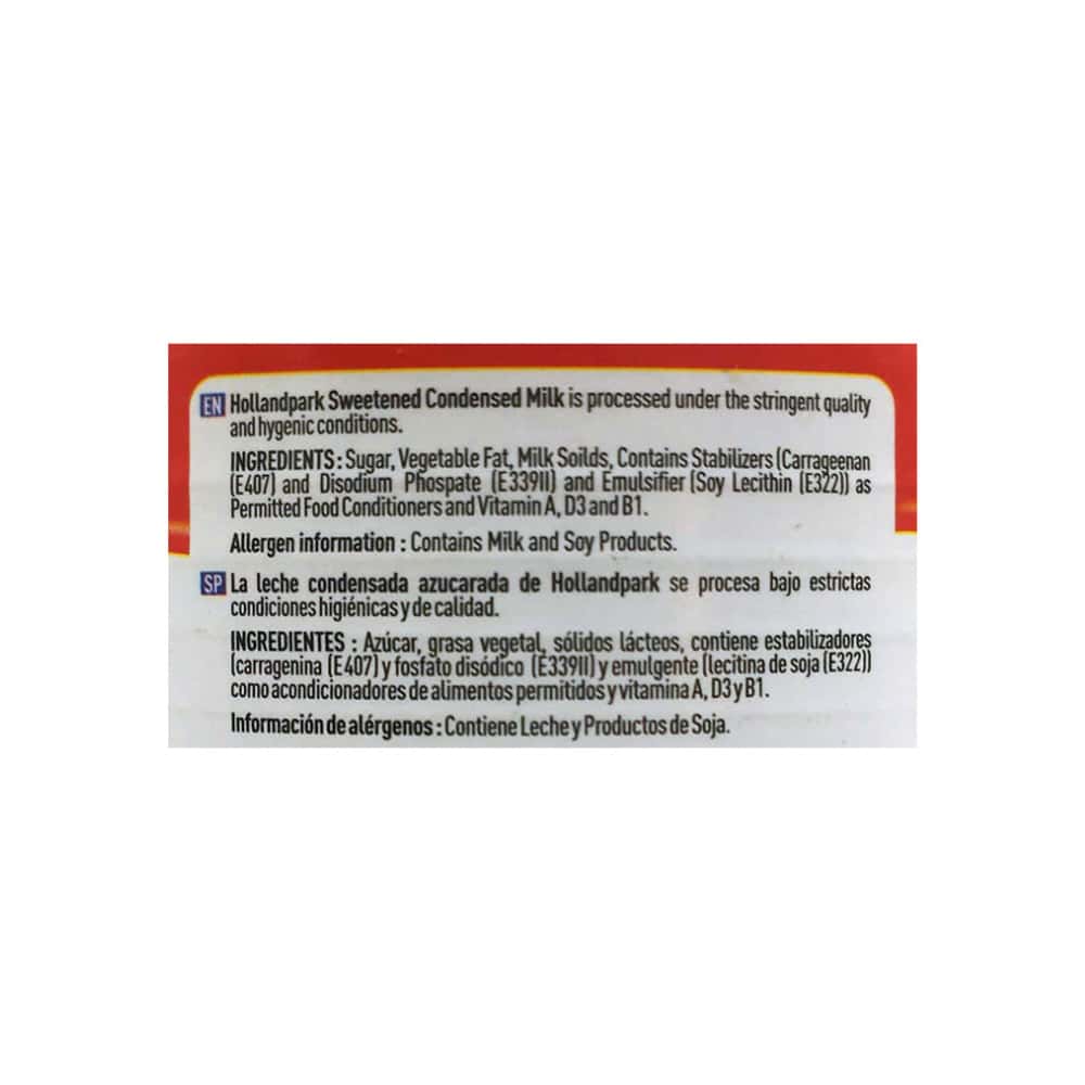 Leche condensada azucarada HollandPark (390 g / 14 oz) - Miniatura 3