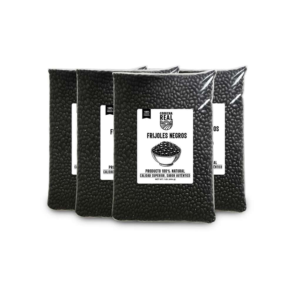 Frijoles negros Cosecha Real (4 x 454 g / 1 lb) - Miniatura 1
