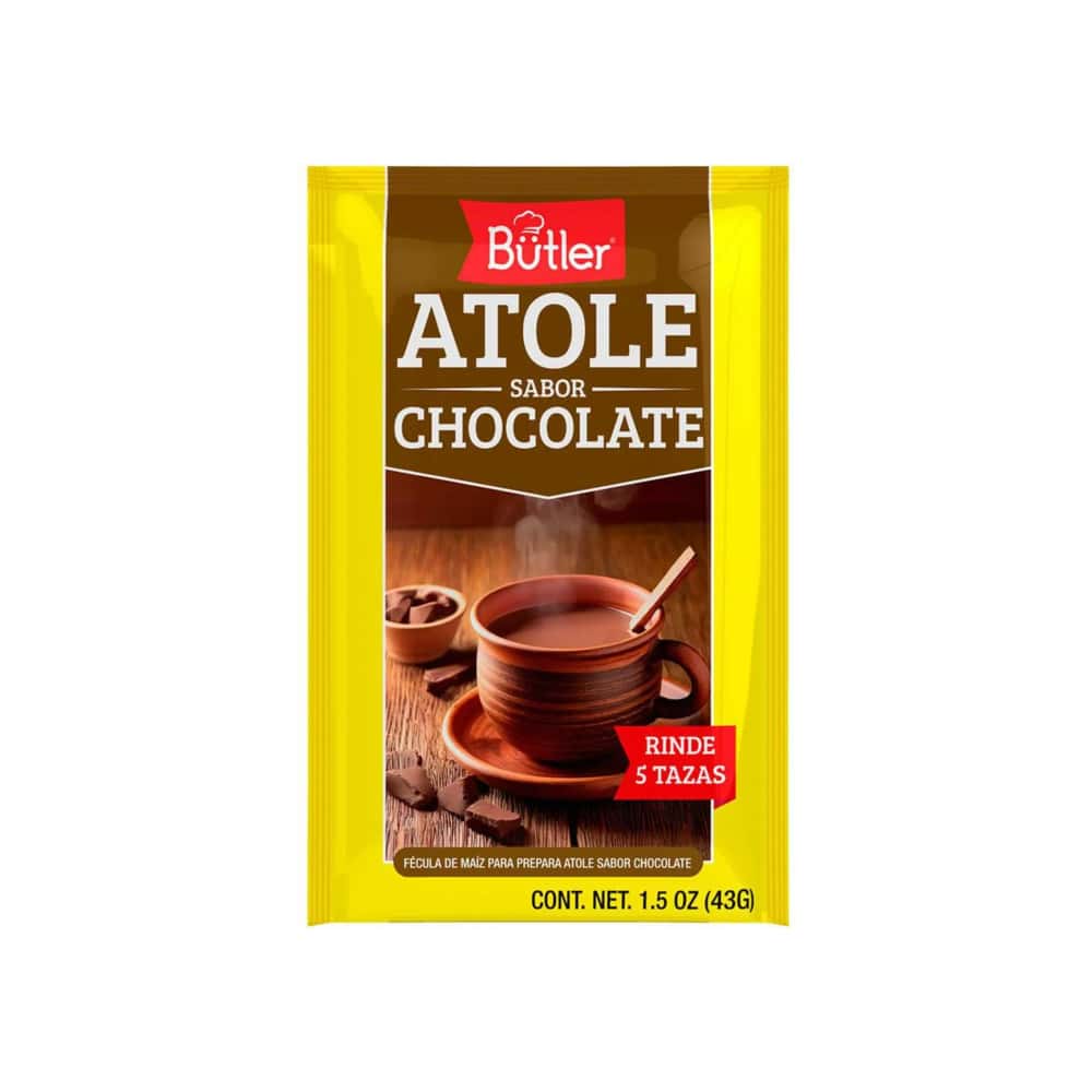 Fécula de maíz para preparar atole sabor chocolate Bütler (43 g / 1.5 oz) - Miniatura 1