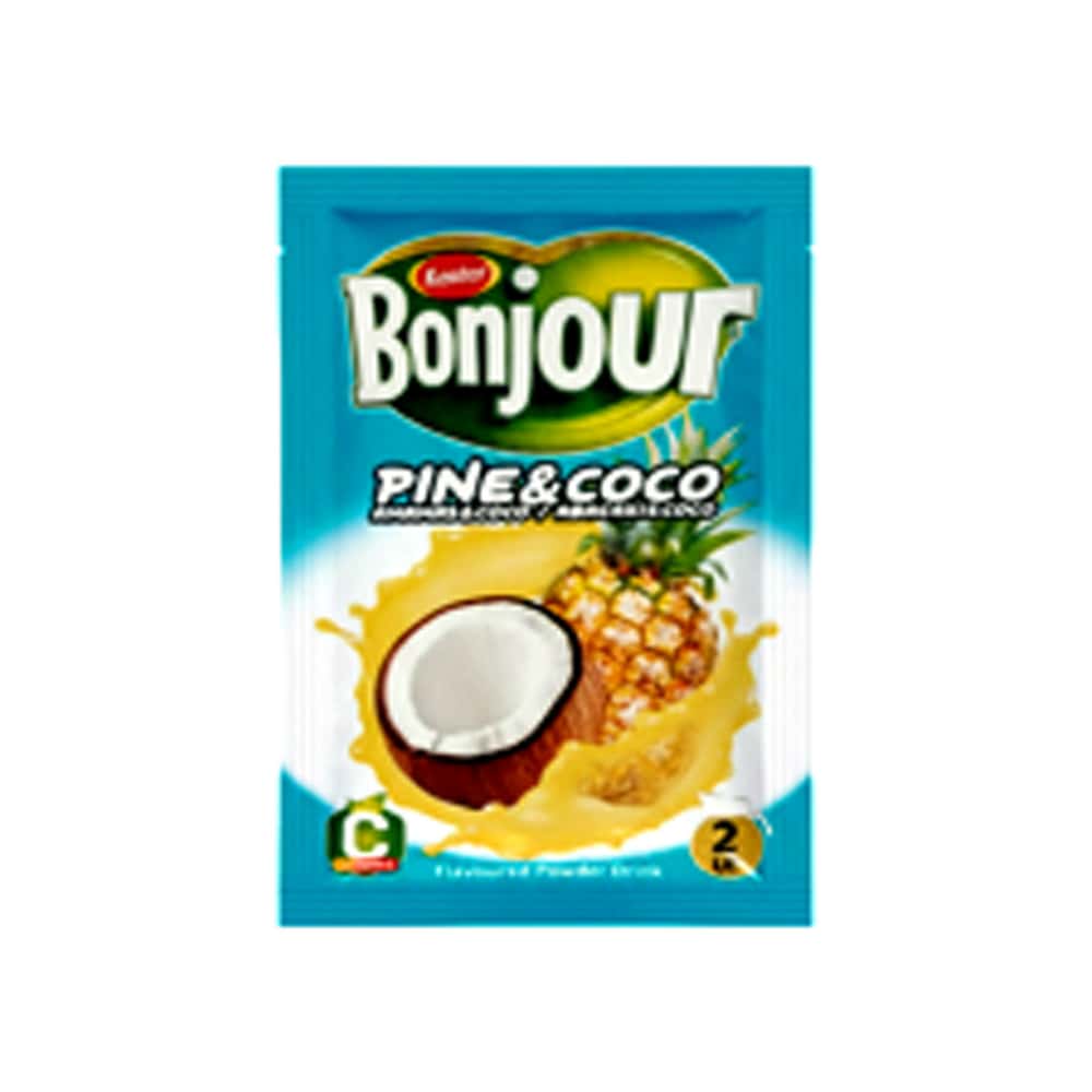 Refresco instantáneo sabor piña y coco Bonjour Kenter (24 x 10 g) - Miniatura 2