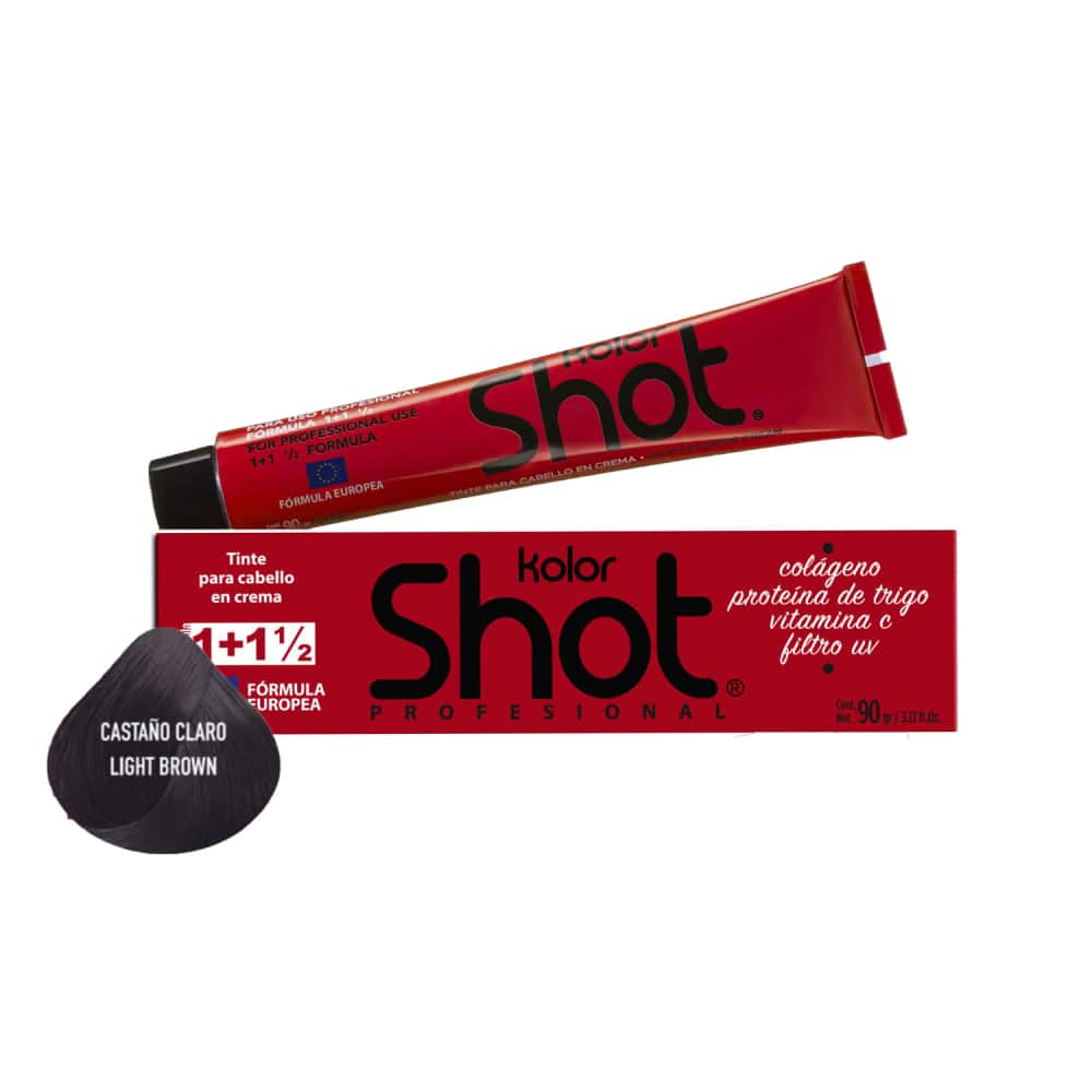 Tinte para el cabello en crema No.5 castaño claro Kolor Shot (90 g / 3.17 oz) - Miniatura 1