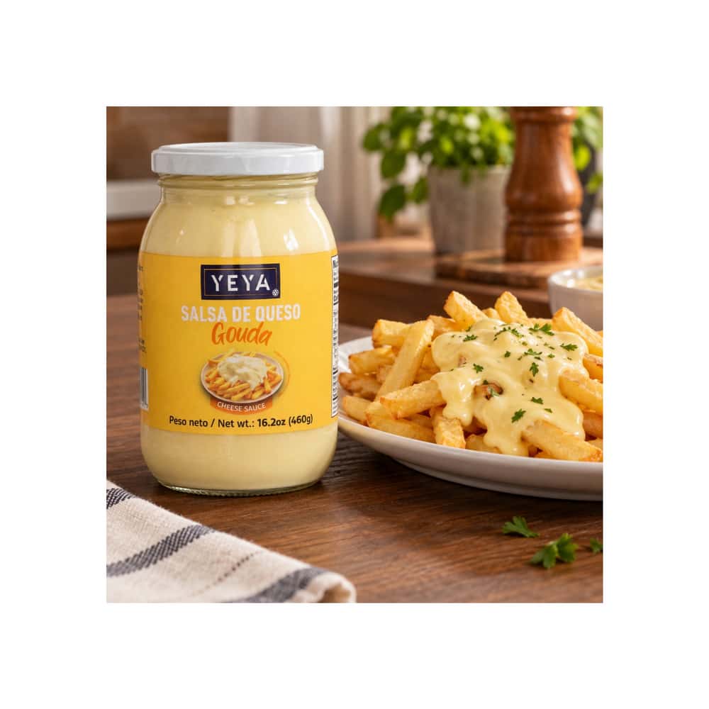 Caja de salsa de queso Gouda YEYA (24 x 460 g / 16.2 oz) - Miniatura 2
