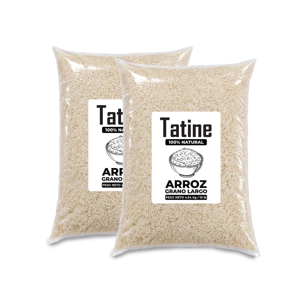 Arroz de grano largo Tatine (2 x 4.54 kg / 10 lb) - Miniatura 1
