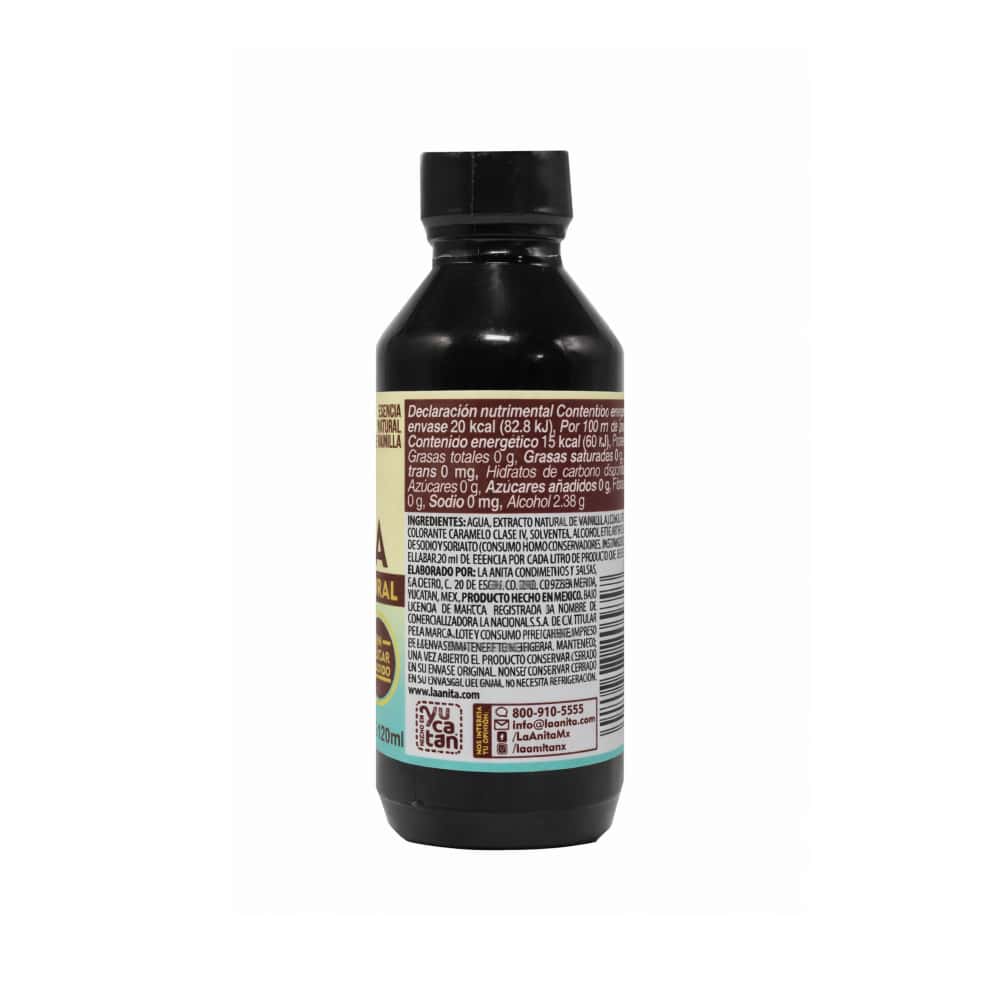 Saborizante natural vainilla La Anita (120 ml / 4.06 fl oz) - Miniatura 6
