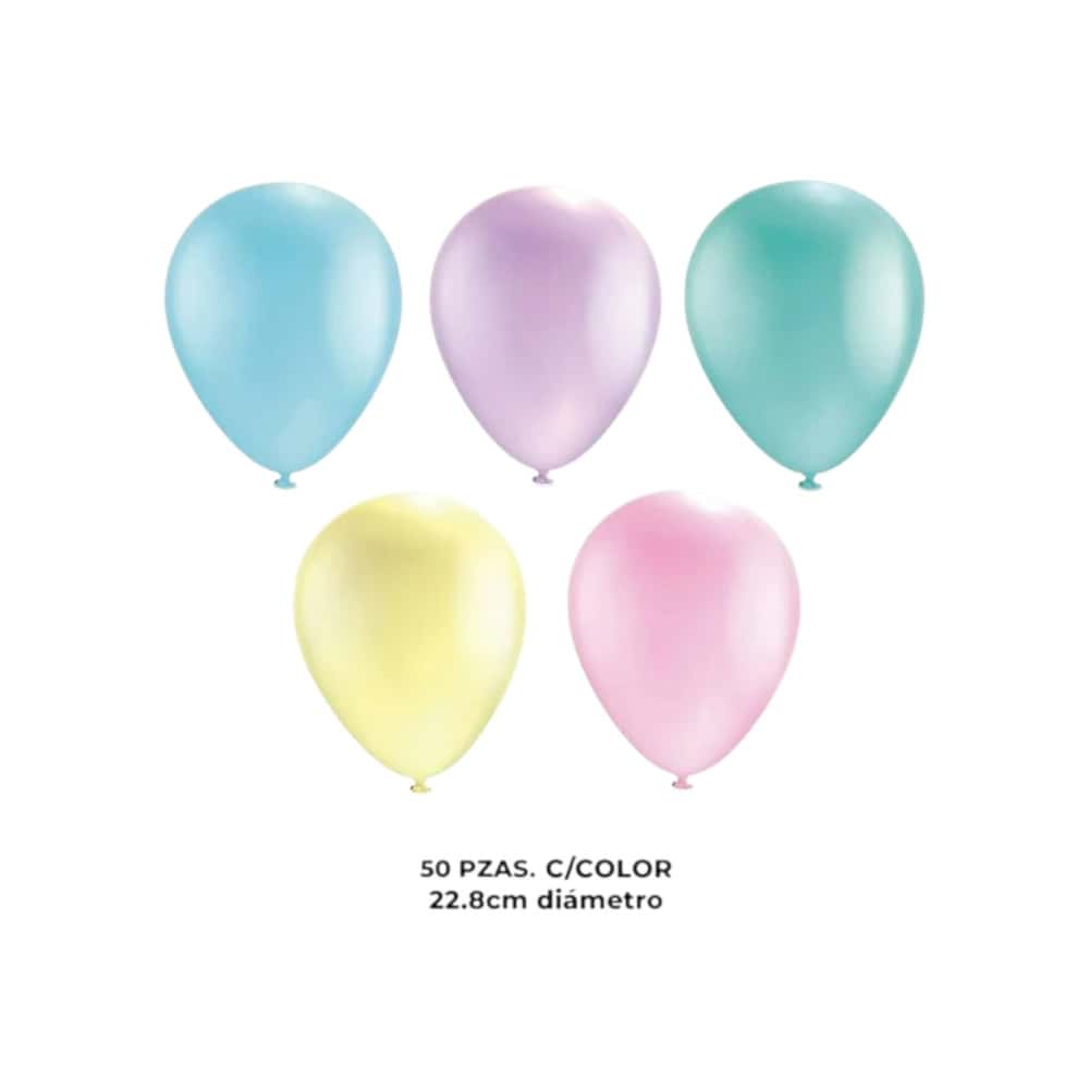 Paquete de globos burbujas transparentes Blogos Surtido (50 U) - Miniatura 4