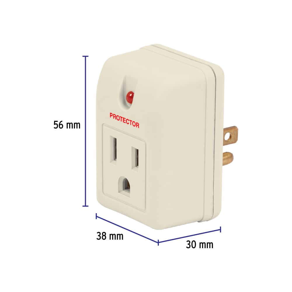 Adaptador con supresor de picos Volteck AD-270 - Miniatura 3