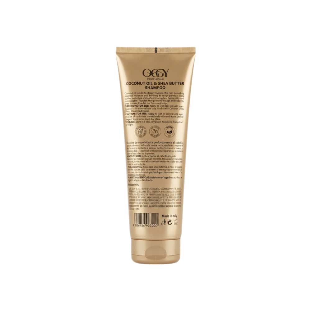 Set de champú y acondicionador con aceite de coco y manteca de karité brasileña Oggy (2 x 250 ml) - Miniatura 3