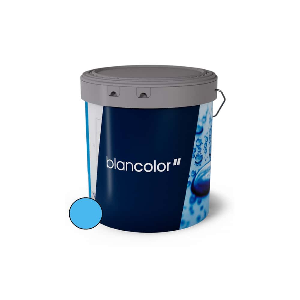Pintura acrílica interior y exterior color azul cielo M - 444 Blancolor Isaval (12 L) - Miniatura 1