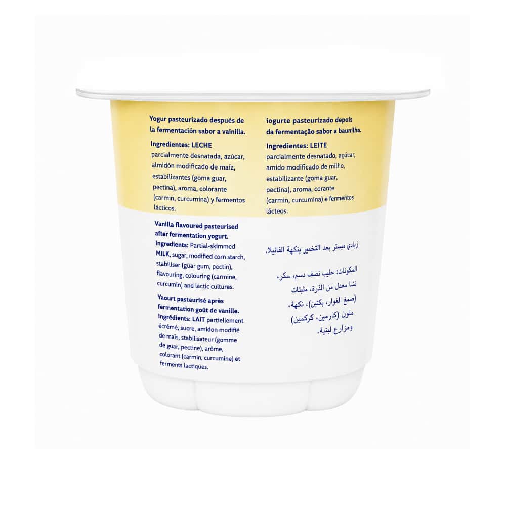 Yogur pasteurizado con sabor a vainilla Me Milk (4 x 120 g / 4.23 oz) - Miniatura 3