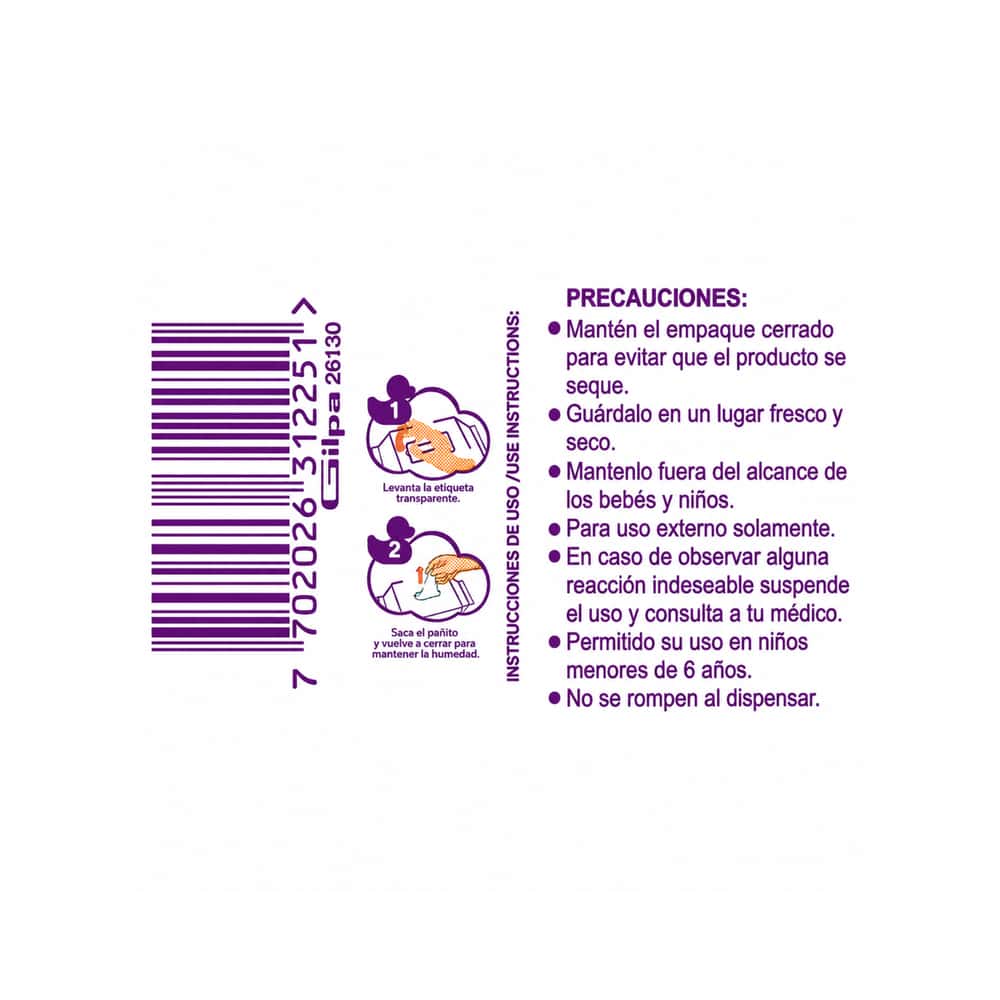 Pañitos húmedos aloe vera Pequeñín (24 U) - Miniatura 4