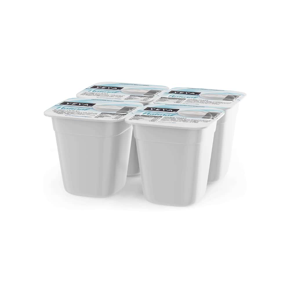 Yogurt pasteurizado natural YEYA (24 x 125 g / 4.41 oz) - Miniatura 2