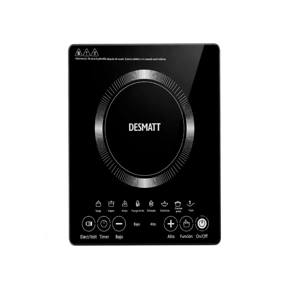 Cocina de inducción negra Desmatt CDI-130 - Miniatura 1