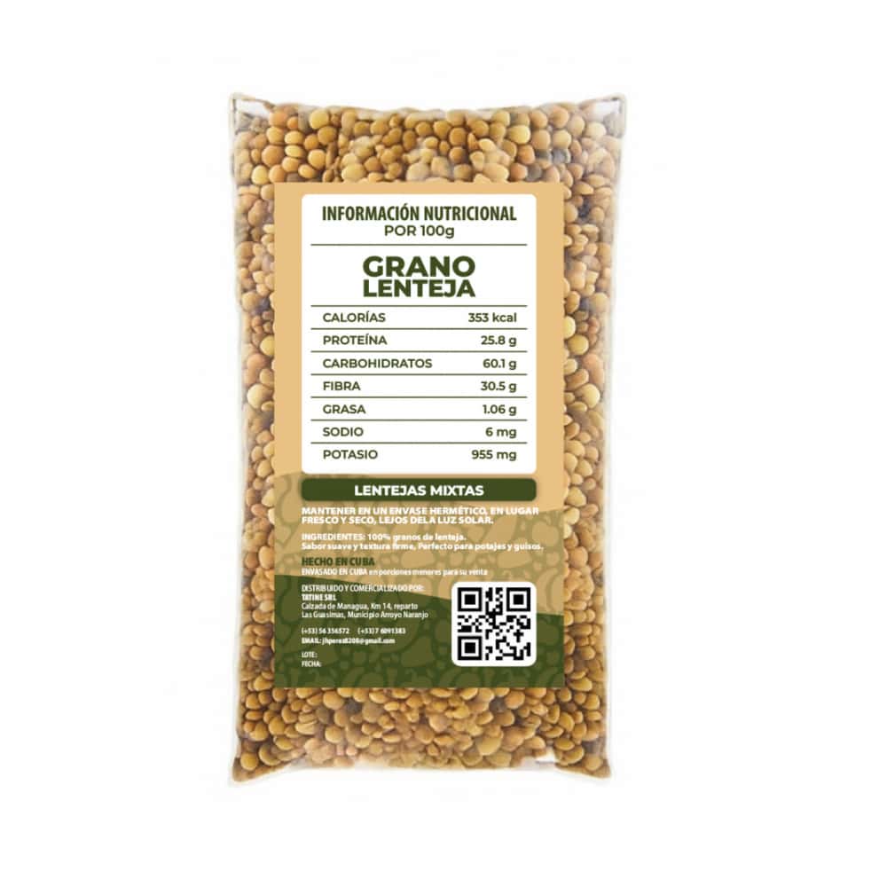 Lentejas Campo Vivo (5 x 500 g / 1.1 lb) - Miniatura 3