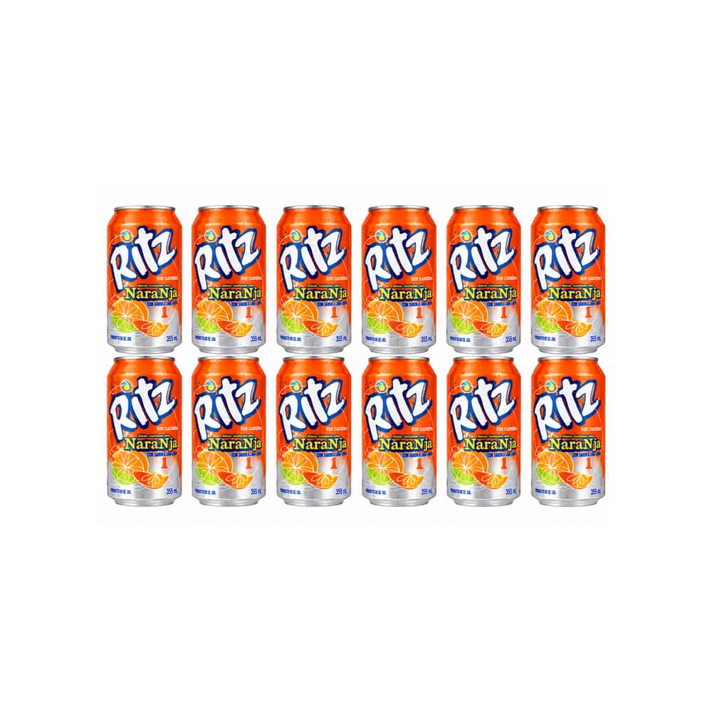 Refresco gaseado sabor naranja Ritz (12 x 355 ml / 12 oz) - Miniatura 1