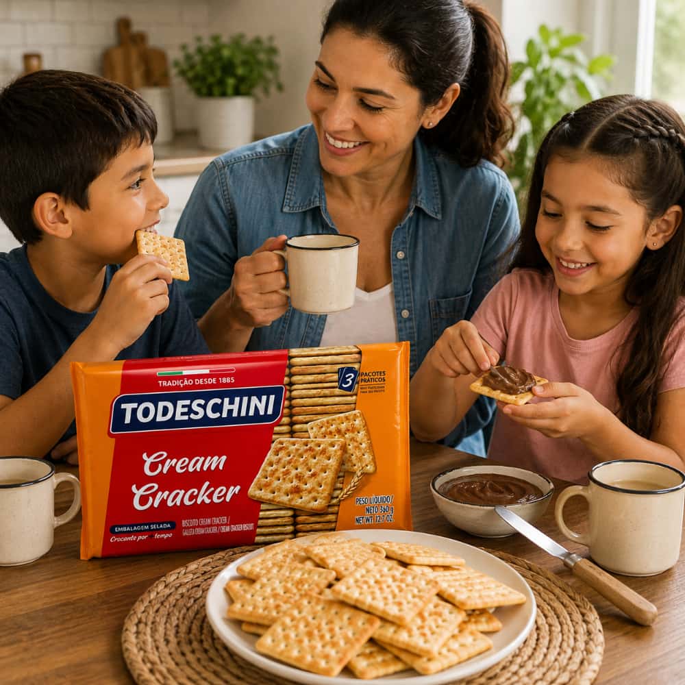 Galletas cream cracker Todeschini (5 x 360 g / 12.7 oz) - Miniatura 2