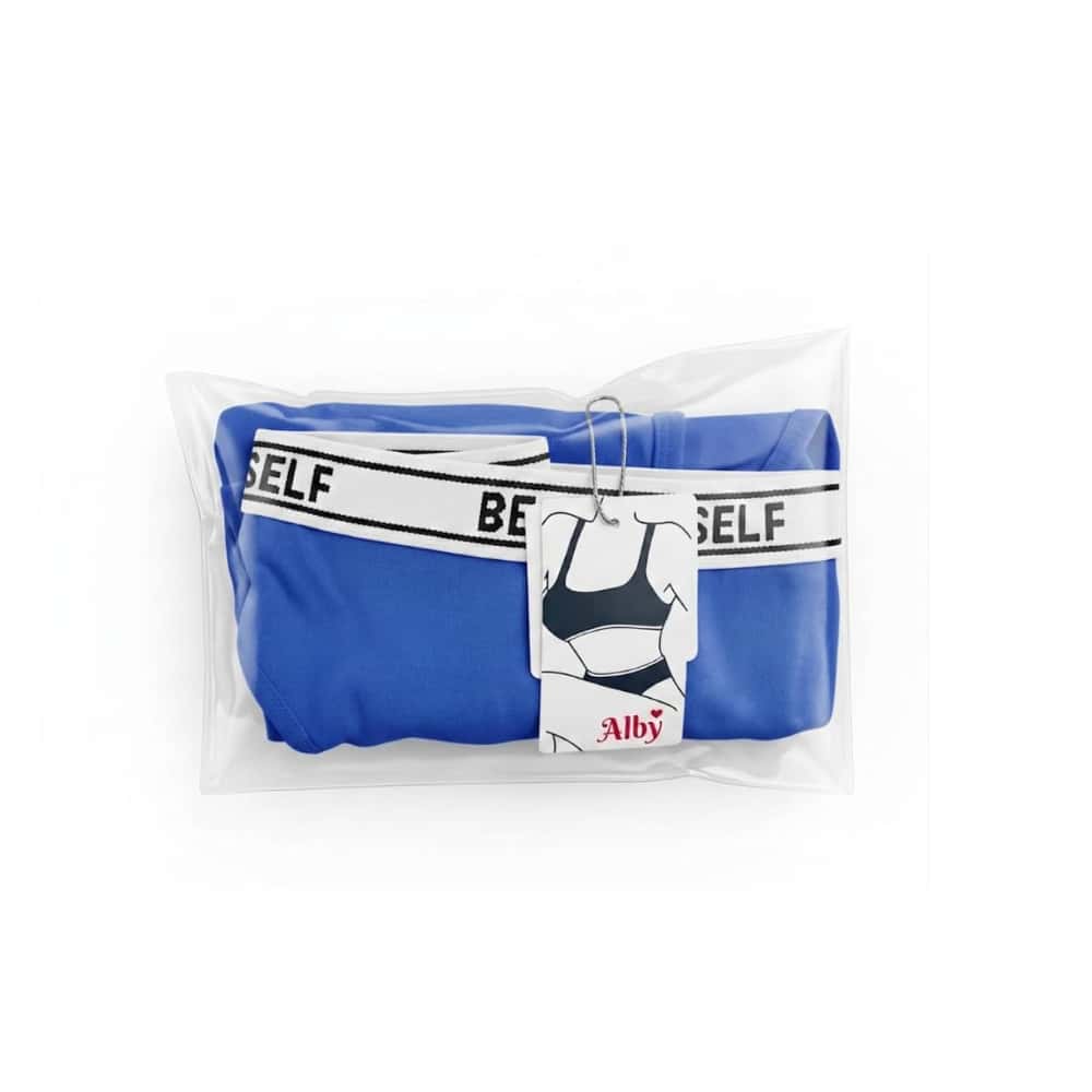Conjunto de ropa interior femenina de 2 piezas color azul Alby - Miniatura 3