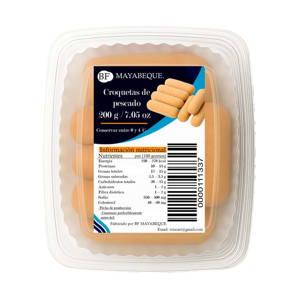 Croquetas de pescado BF Mayabeque (200 g / 7.05 oz) - Miniatura 3