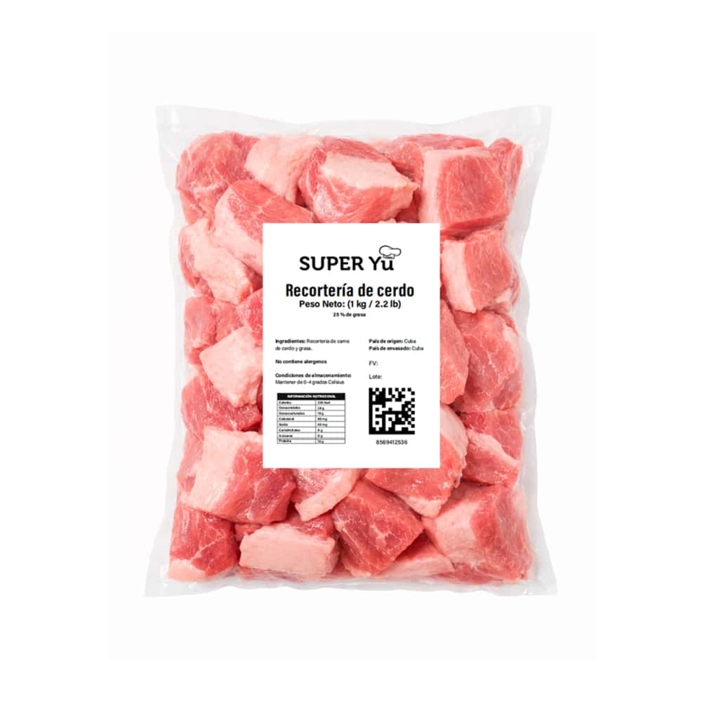 Recortería de cerdo Super Yu (1 kg / 2.2 lb) - Miniatura 2