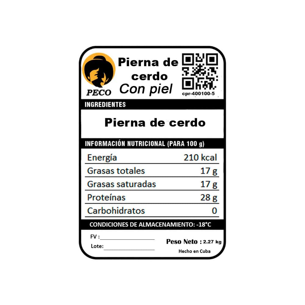Pierna de cerdo con piel Peco (2.27 kg / 5 lb) - Miniatura 3