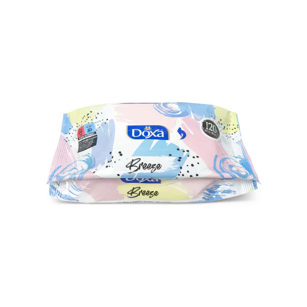 Toallitas húmedas Breeze Doxa (120 U) - Miniatura 1