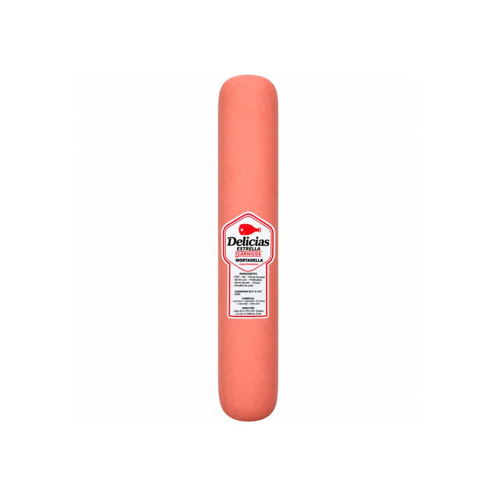 Mortadella línea económica Delicias Estrella (420 g / 14.81 oz) - Miniatura 1